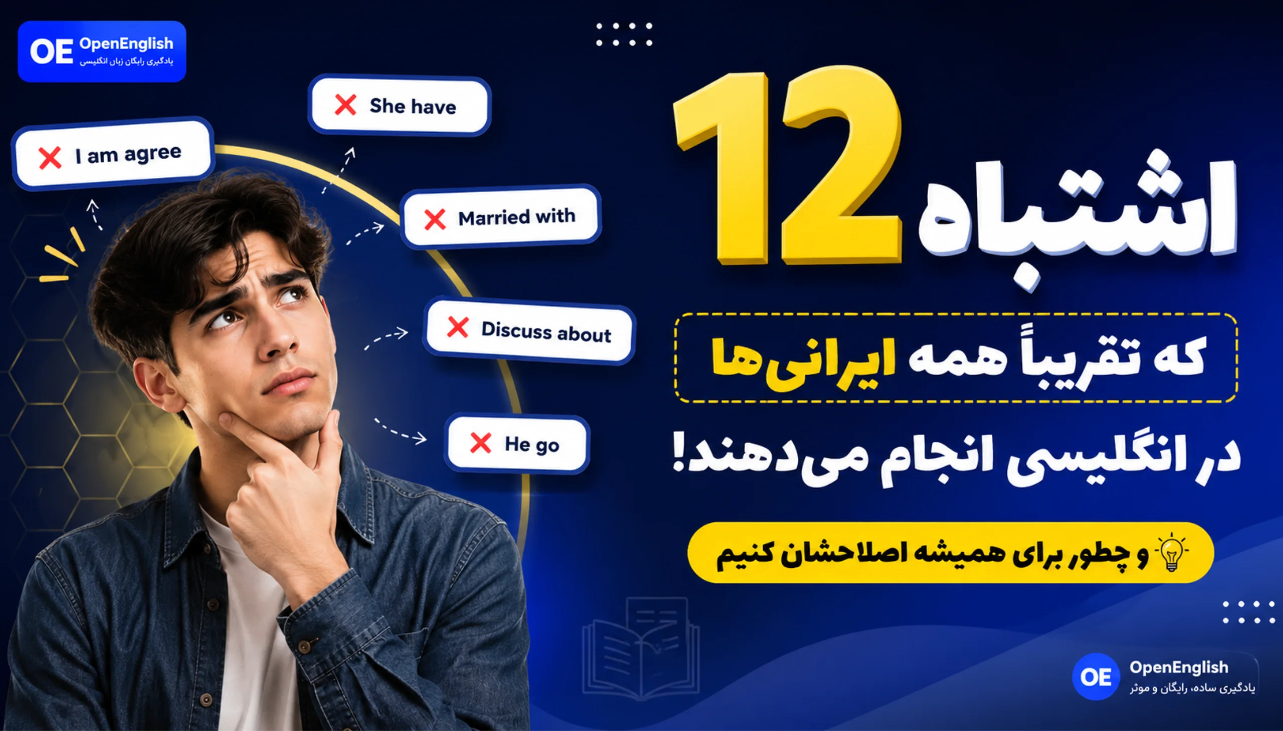 12 Common English Mistakes by Persian Speakers (and How to Fix Them)